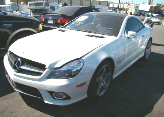 2010 Mercedes SL550 Flood Car Mercedes Sl550r. 2010 Mercedes SL550 Flood Car